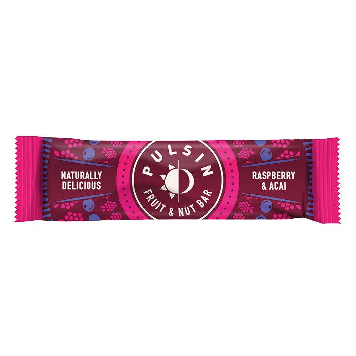 Pulsin Fruit & Nut Raspberry Acai 35g image 1