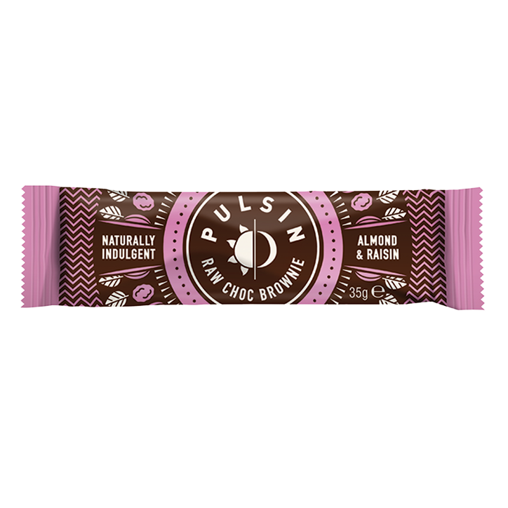 Pulsin Almond Raisin Brownie 35g image 1