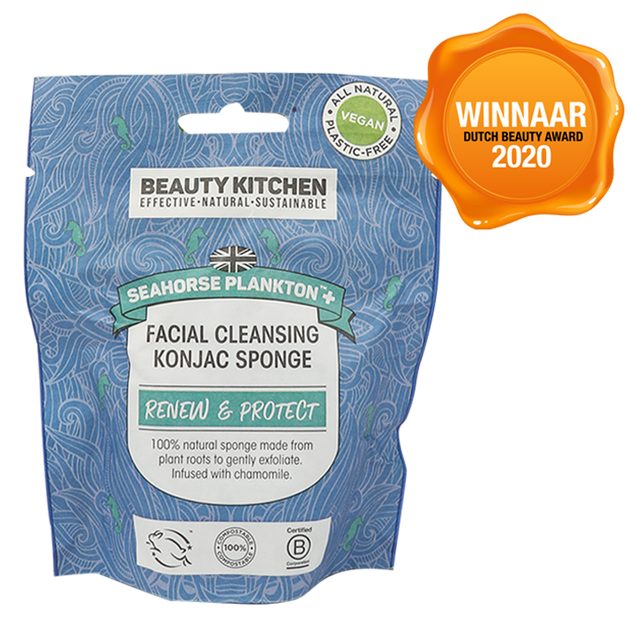 Beauty Kitchen Seahorse Plankton Facial Cleansing Konjac Spons image 1