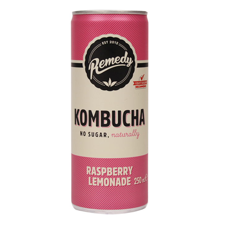 Remedy Kombucha Raspberry Lemonade (250ml) image 1