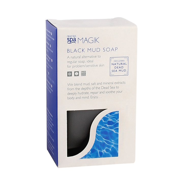 Dead Sea Spa Magik Black Mud Soap image 1