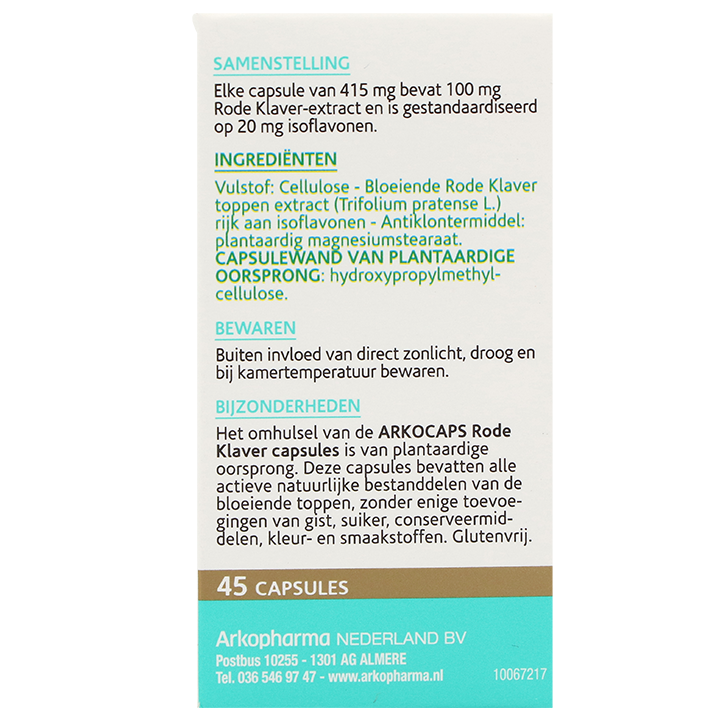 Arkopharma Rode Klaver (45 Capsules) image 3
