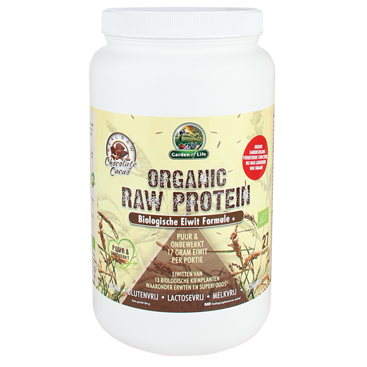 Garden Of Life Raw Protein Chocolate 650g image 1