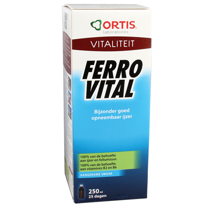 Ortis Ferro Vital Vitaliteit Vloeibaar (250ml) image 1