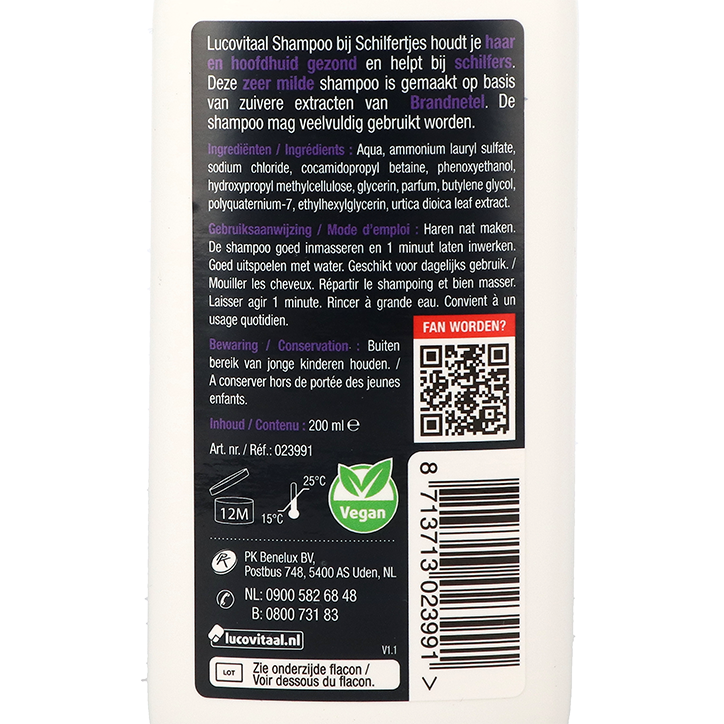 Lucovitaal Shampoo Bij Schilfertjes - 200ml image 2