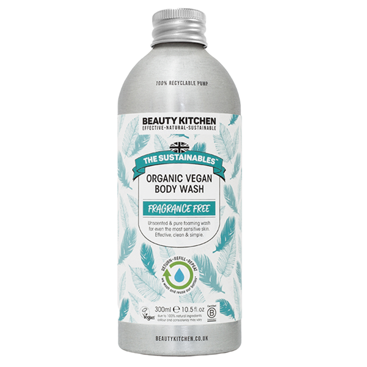Beauty Kitchen Fragrance Free Body Wash (300ml) image 1