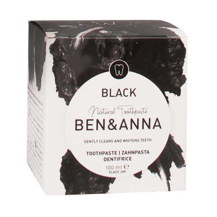 Ben & Anna Tandpasta Black Activated Charcoal - 100ml image 1