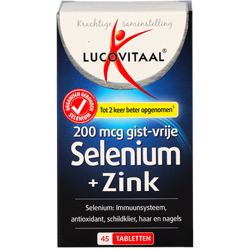 Lucovitaal 1+1 Selenium Zink (45 Tabletten) - 45 stuks