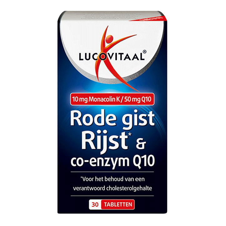 Lucovitaal Rode Gist Rijst Q10 (30 Tabletten)