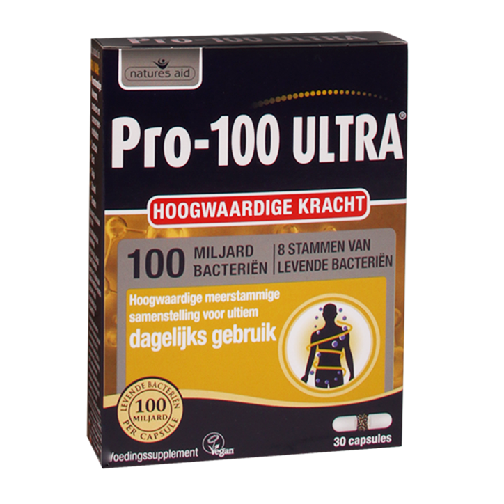 Natures Aid Pro 100 Ultra (30 Capsules) image 1