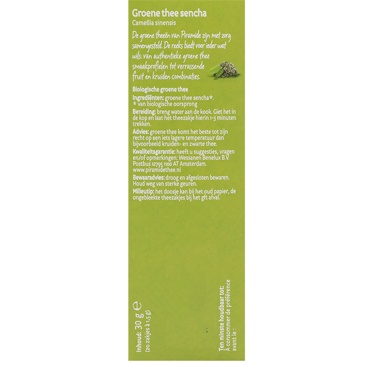 Piramide Groene Thee Sencha - 20 theezakjes image 2