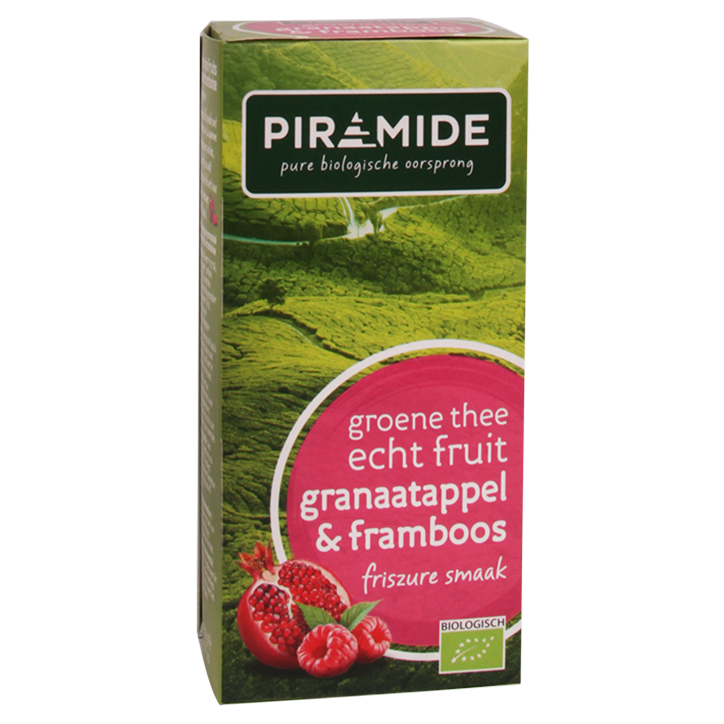 Piramide Groene Thee Granaatappel Bio (20 Theezakjes) image 1