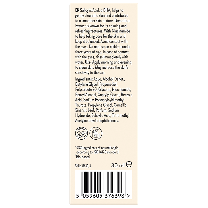 De Tuinen BHA Balancing Skinbooster met Groene Thee - 30 ml image 3