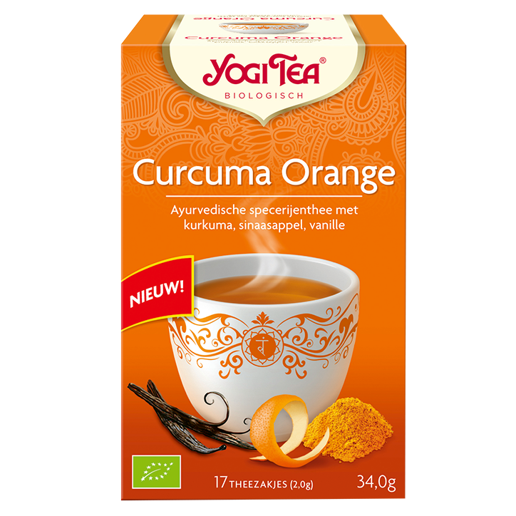 Yogi Tea Curcuma Orange (17 Theezakjes) image 1