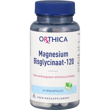 Orthica 2e product 50% korting Magnesium Bisglycinaat 120 (60 Capsules) - 60 stuks