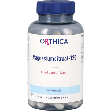 Orthica 2e product 50% korting Magnesiumcitraat 125 (90 Capsules) - 90 stuks