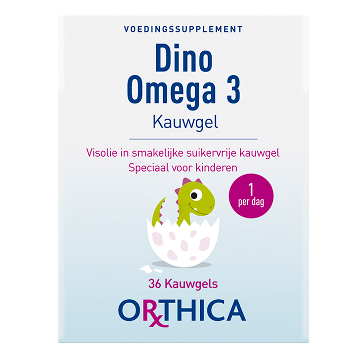 Orthica Dino Omega 3 (36 Kauwgels) image 1