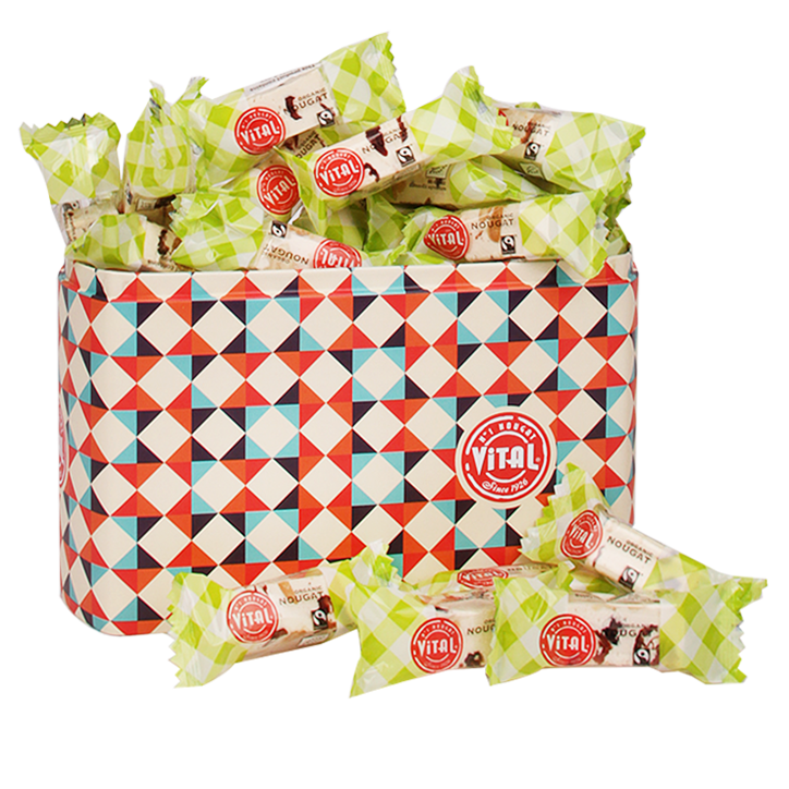 Vital Nougat Honing Amandel Cranberry Bio (250gr) image 1