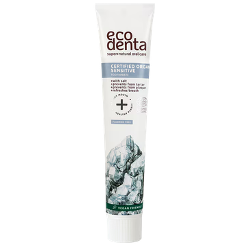 Ecodenta 2+1 Tandpasta Sensitive Salt & Aloe Vera - 75ml