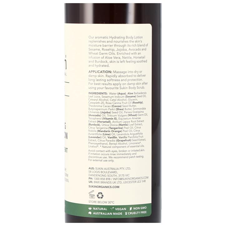 Sukin Signature Hydrating Body Lotion Signature Scent - 500ml image 2