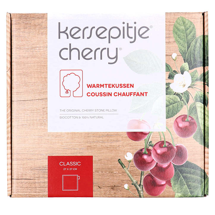 Kersepitje Kersenpitkussen Classic Rood - 27 x 27cm image 2
