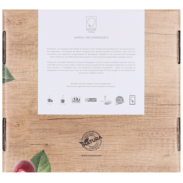 Kersepitje Kersenpitkussen Classic Rood - 27 x 27cm image 3