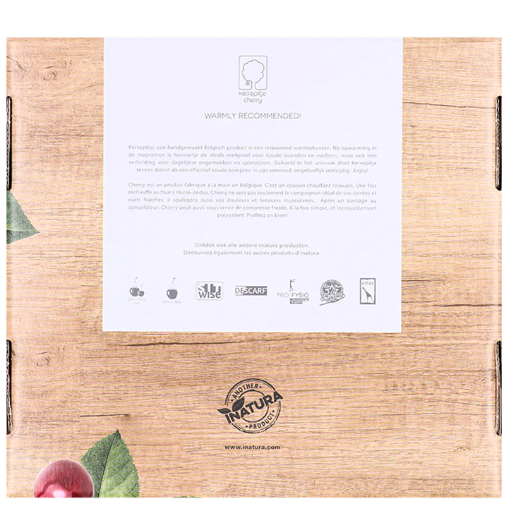 Kersepitje Kersenpitkussen Cervico Rood - 13 x 55cm image 3