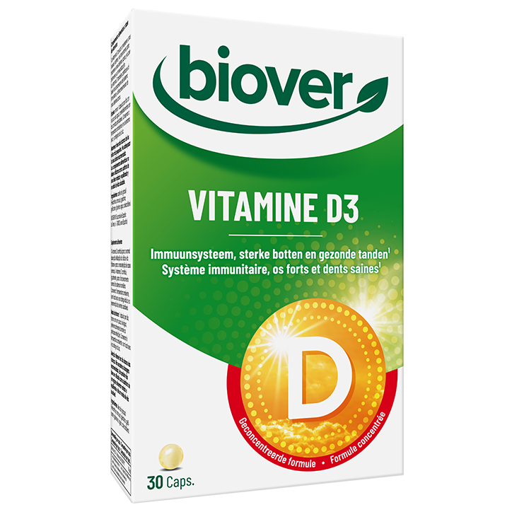 Biover Vitamine D3, 10mcg (45 Capsules)