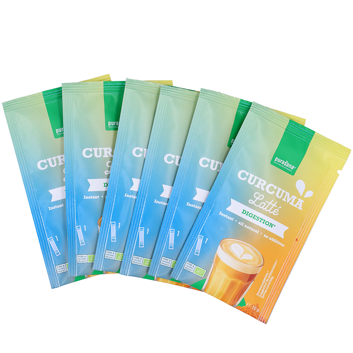 Purasana Curcuma Latte - 6 sachets image 2
