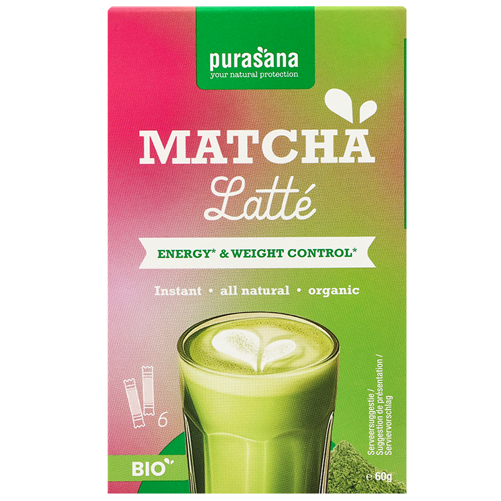 Purasana Matcha Latte - 6 sachets image 1
