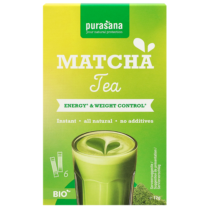 Purasana Matcha Tea - 6 sticks image 1