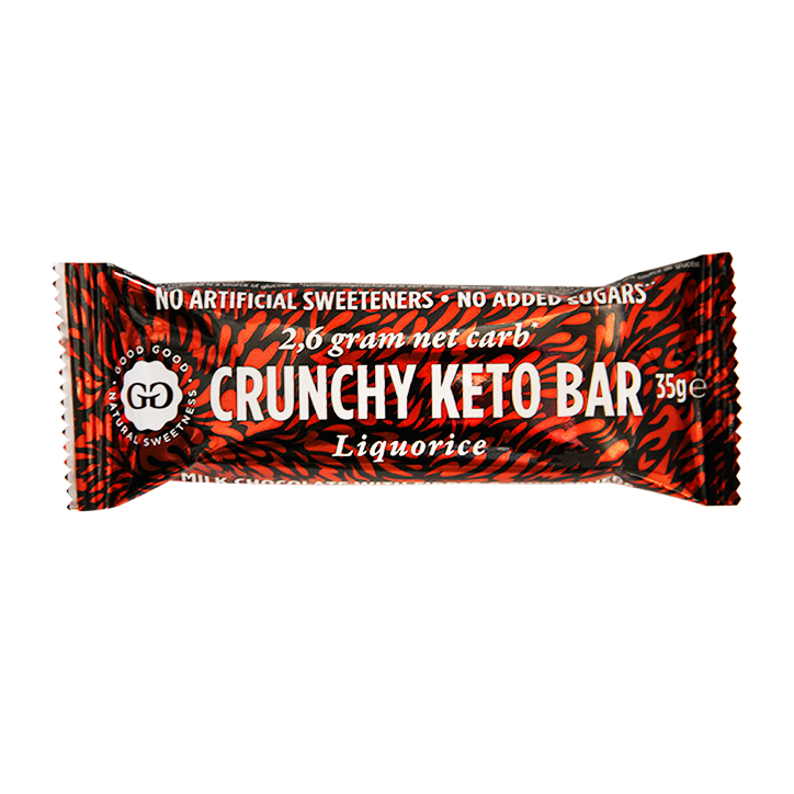 Good Good Crunchy Keto Bar Liquorice (35g) image 1