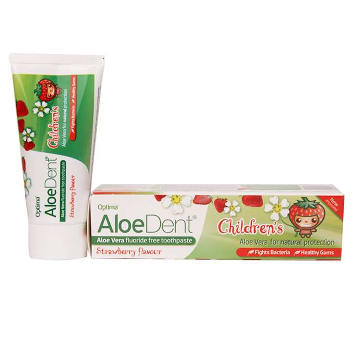 Aloe Dent Dentifrice pour enfant fraise - 50ml-1