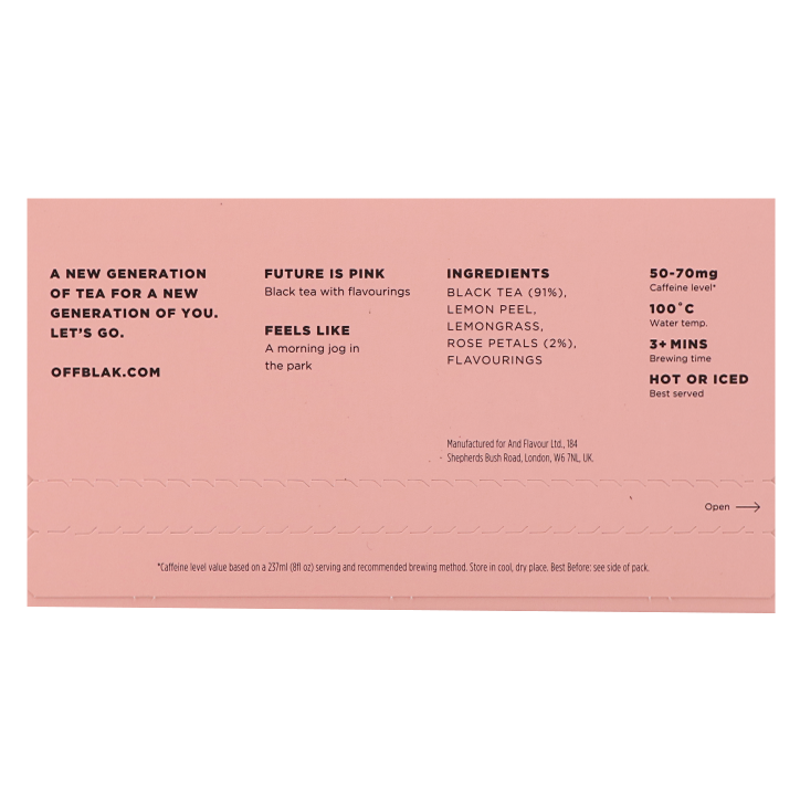 OFFBLAK Tea Future is Pink - 12 theezakjes image 3