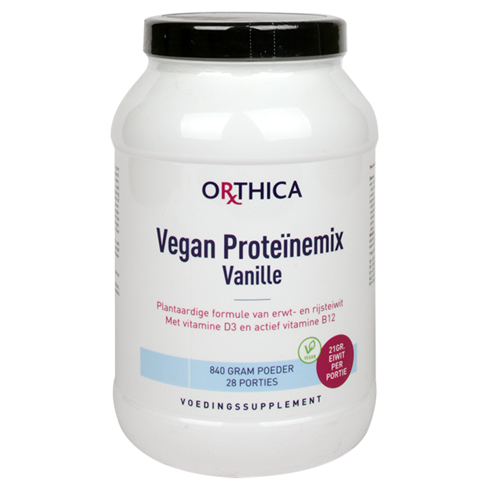 Orthica Vegan Proteïnemix Vanille (840gr) image 1