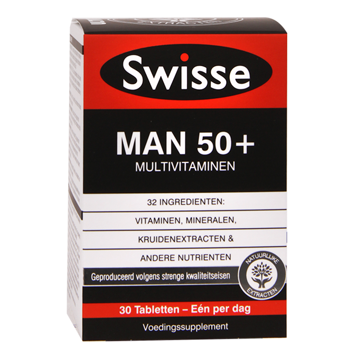 Swisse Ultivite Man 50+ Multivitaminen (30 Tabletten)