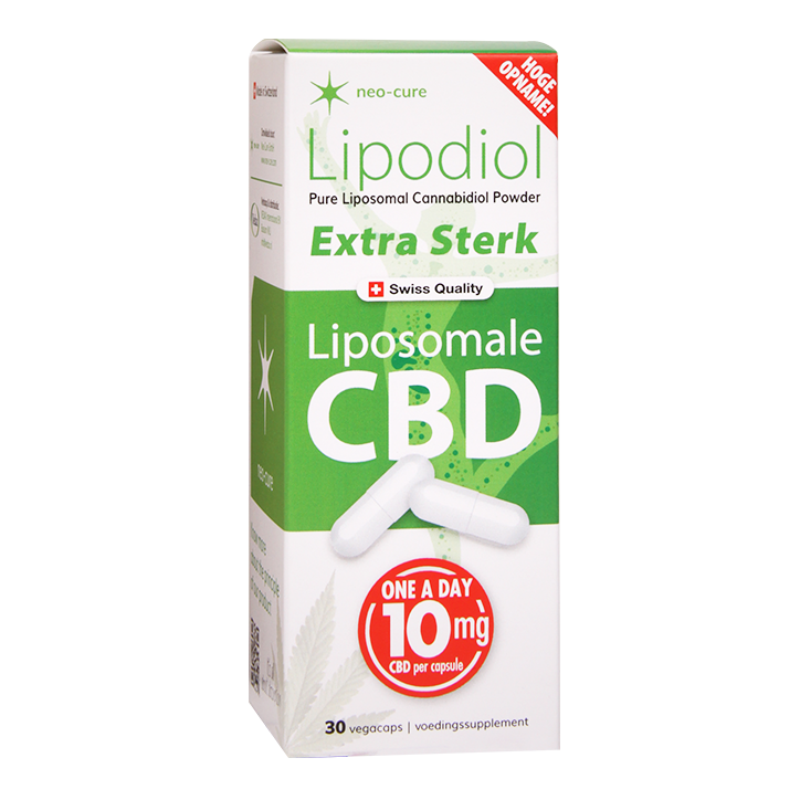 Neo-Cure Lipodiol Liposomale CBD Extra Sterk, 10mg (30 Capsules) image 1