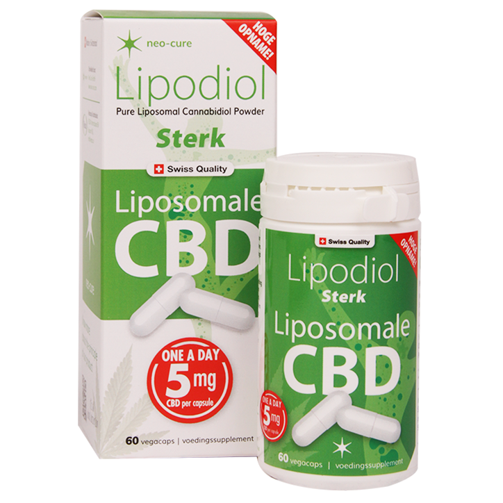 Neo-Cure Lipodiol Liposomale CBD Sterk, 5mg (60 Capsules) image 2