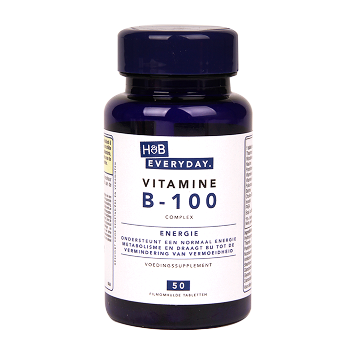 H&B Everyday Vitamine B-100 Complex (50 Tabletten)