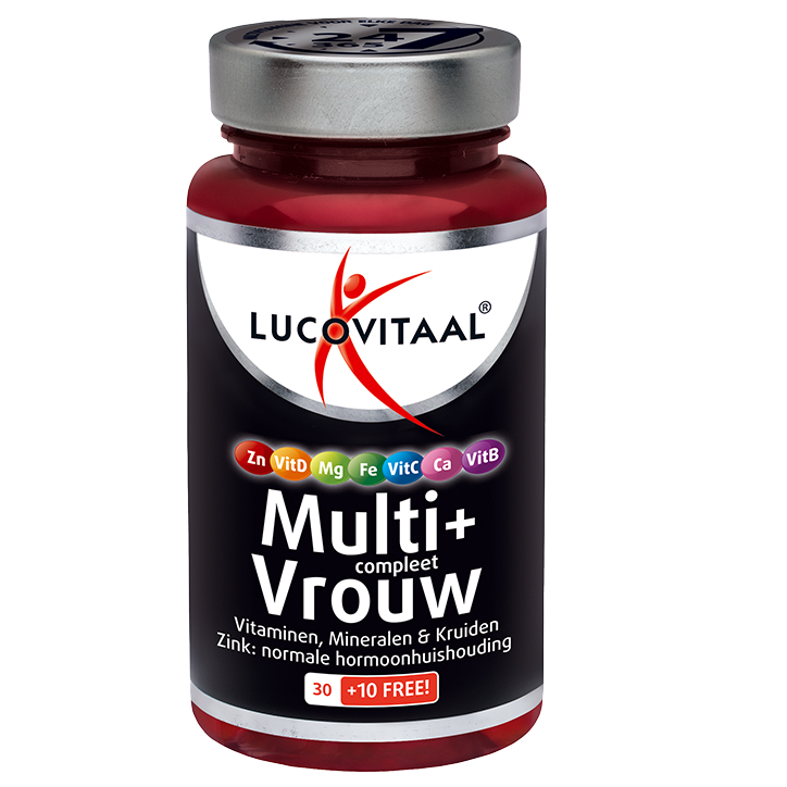 Lucovitaal Multi+ compleet Vrouw (40 tabletten)-1