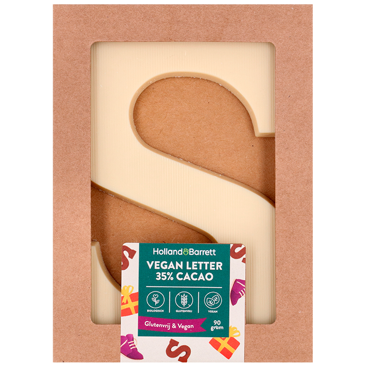 Holland & Barrett Glutenvrije & Vegan Chocoladeletter 35% Cacao - 90 g image 1