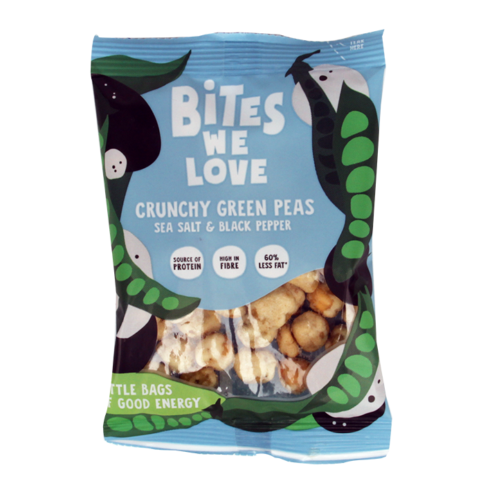 Bites We Love Crunchy Peas Sea Salt & Black Pepper - 35g image 2