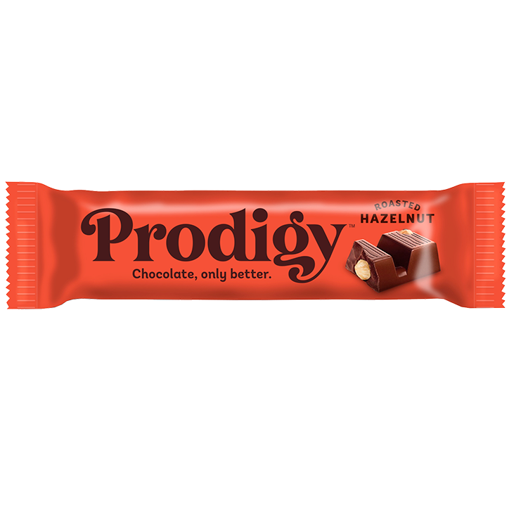 Prodigy Roasted Hazelnut Chocolate Bar Vegan - 35g-1