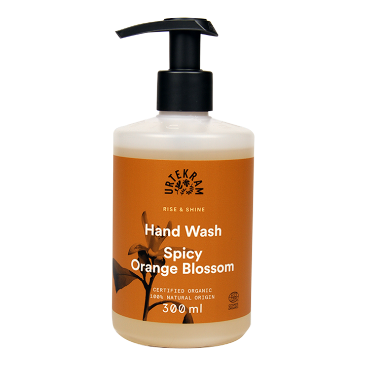 Urtekram Rise & Shine Hand Wash Spicy Orange Blossom (300ml)-1