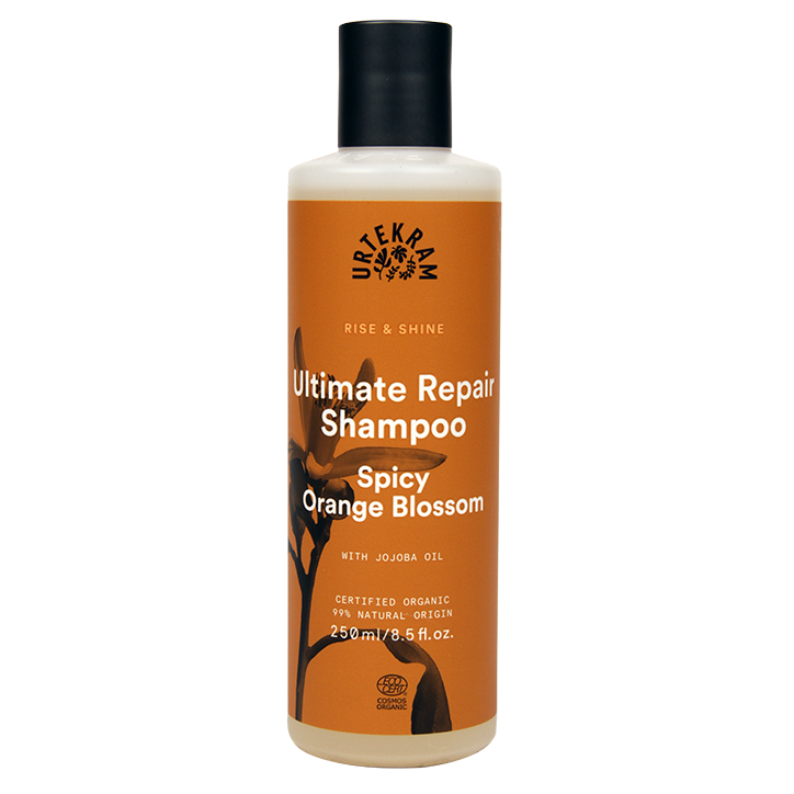 Urtekram Rise & Shine Ultimate Repair Shampoo Spicy Orange Blossom (250ml)-1
