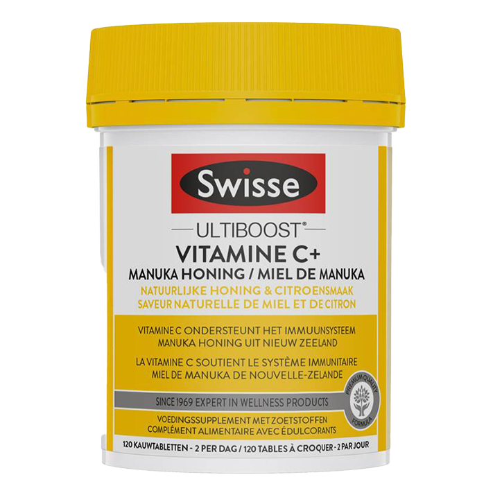 eetpatroon kas Incubus Swisse Ultiboost Vitamine C + Manuka Honing | Holland & Barrett -  Gezondheidswinkel