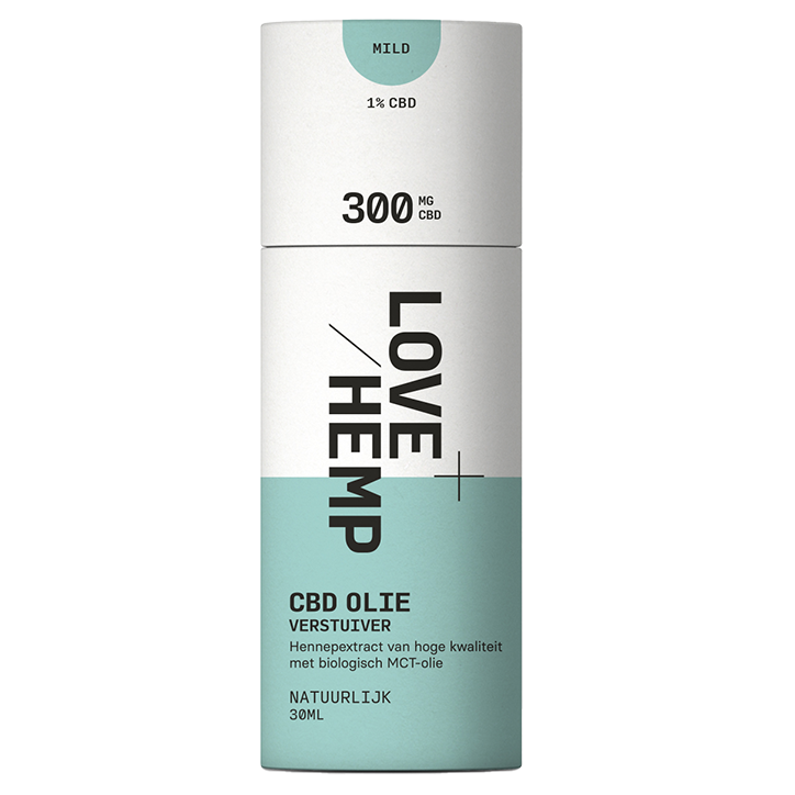 Love Hemp CBD Olie Verstuiver Natuurlijk 1% (30ml) image 2