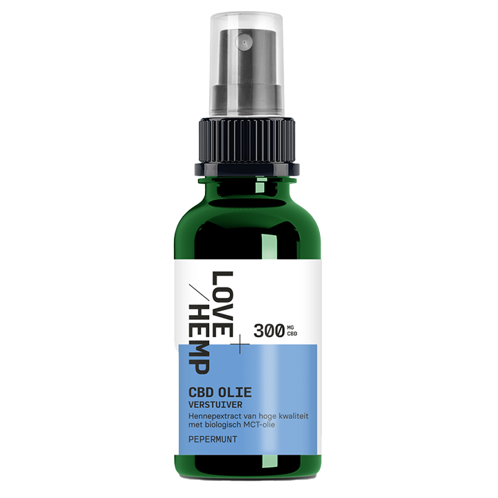Love Hemp CBD Olie Verstuiver Pepermunt 1% (30ml) image 1