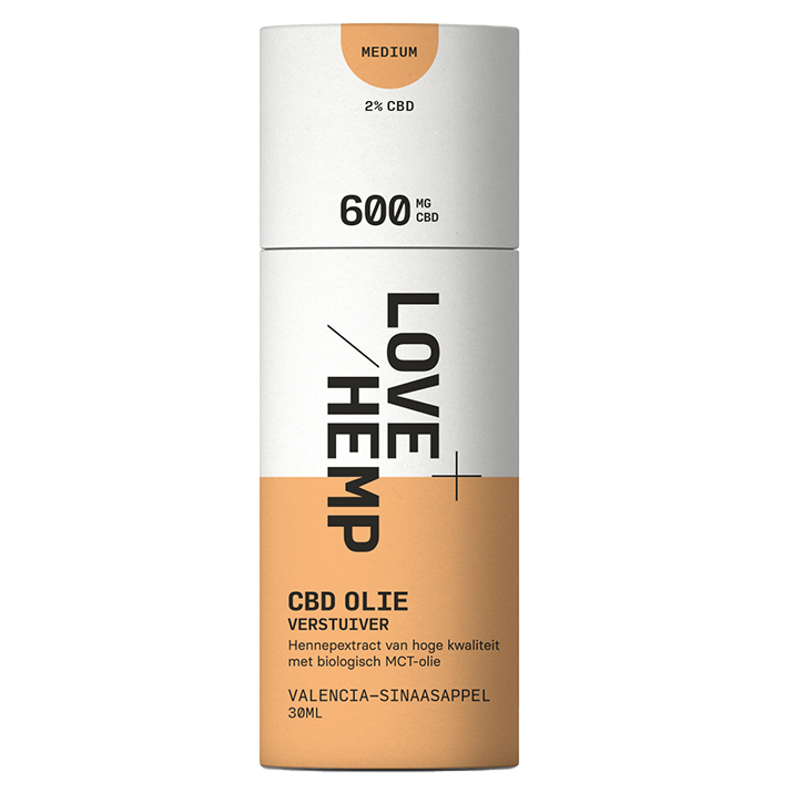 Love Hemp CBD Olie Verstuiver Valencia-Sinaasappel 2% (30ml) image 2