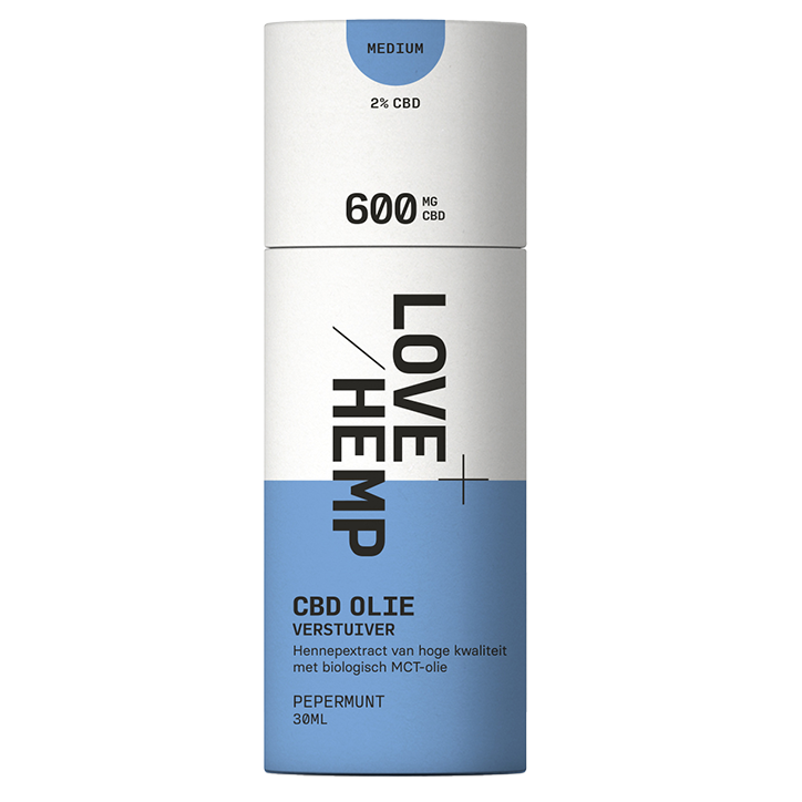 Love Hemp CBD Olie Verstuiver Pepermunt 2% (30ml) image 2